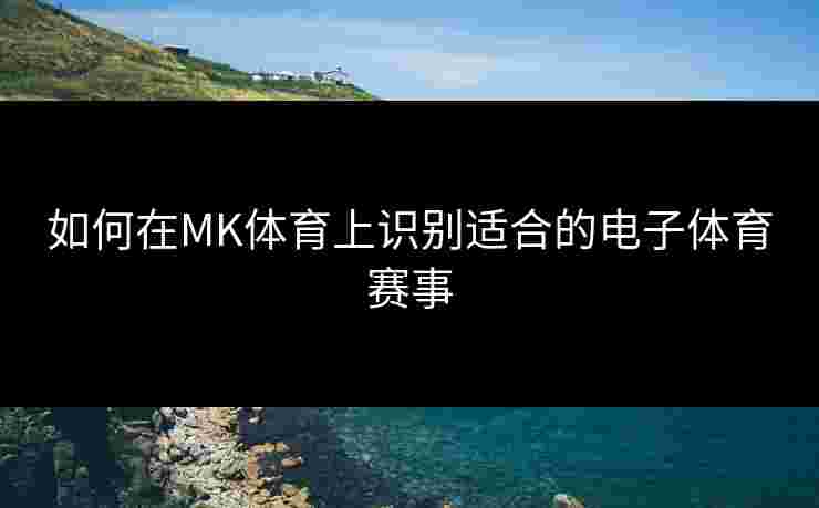 如何在MK体育上识别适合的电子体育赛事